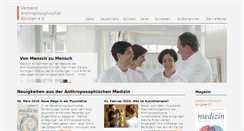 Desktop Screenshot of anthro-kliniken.de