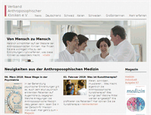Tablet Screenshot of anthro-kliniken.de